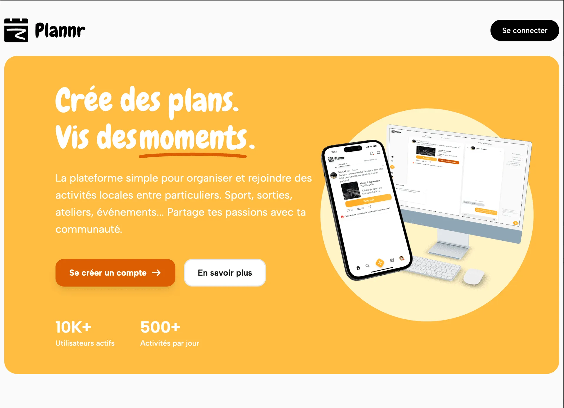 Des landing pages